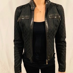 SOLD! ❤️ GUCCI Monogram Moto Jacket